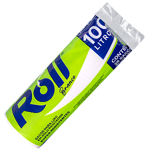 Saco de Lixo Bompack Roll 100L Branco