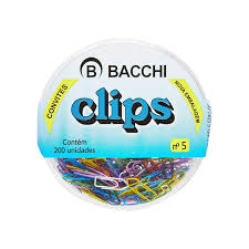 Mini Clips N°5 Coloridos Bacchi