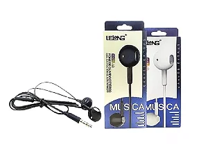 Fone de Ouvido Com Fio LE-0238 Lelong