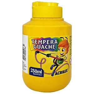 Tinta Guache Amarelo Ouro 250mL Acrilex