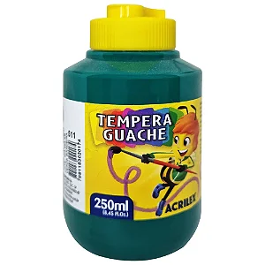 Tinta Guache Verde Bandeira 250mL Acrilex