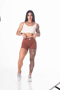 Shorts Bicolor (Caramelo/Off White)