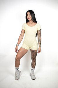 Macaquinho Summer Costa Aberta (Amarelo)