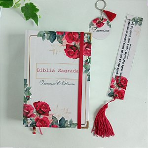 Bíblia Rosas Vermelhas