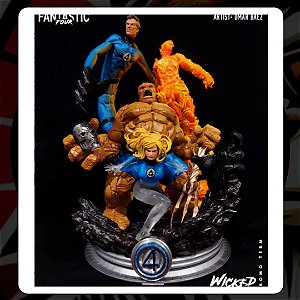 MARVEL | QUARTETO FANTASTICO | DIORAMA 1