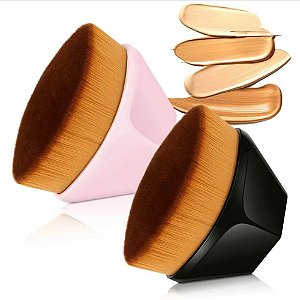 PINCEL MÁGICO BASE PLANA PARA MAQUIAGEM - Hexágono