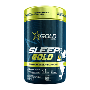 Sleep Gold - Melatonina e L-Triptofano (60 cáps)