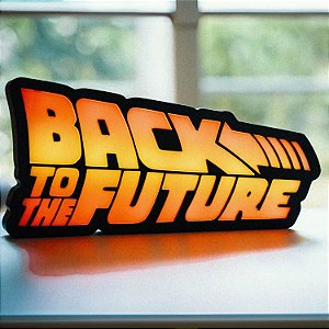 Luminária de volta para o futuro