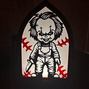 Luminária Boneco terror