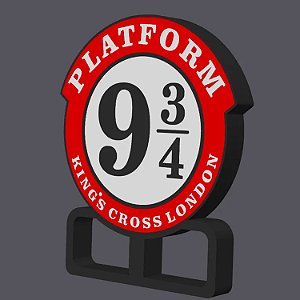 Logo Bruxinho HP  9 3/4 com suporte