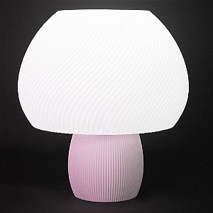 Luminária Cogumelo Rosa