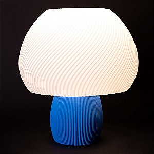 Luminária Cogumelo Azul