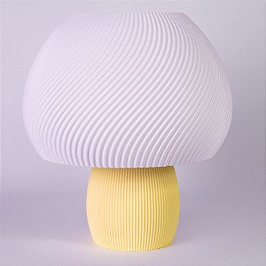 Luminária Cogumelo Amarelo