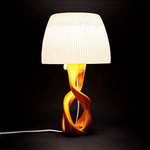 Abajur de Mesa Espiral
