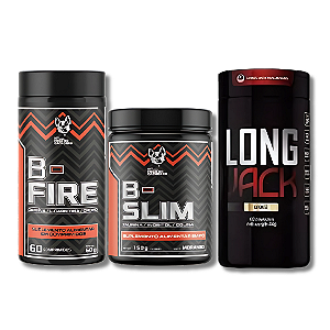 KIT CACHORRO DE RAÇA (B-FIRE + B-SLIM + LONG JACK)
