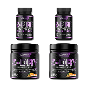 2X KIT EMAGRECEDOR ZERUM(Z-FIRE + Z-DRY) - ZERUM LABS #DESCONTO