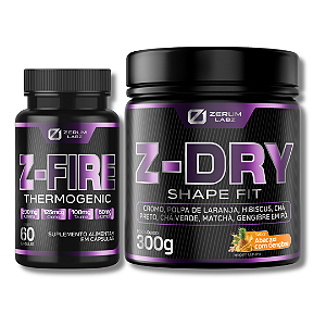 KIT EMAGRECEDOR ZERUM (Z-FIRE + Z-DRY) - ZERUM LABZ #DESCONTO