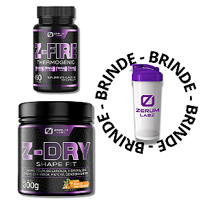 KIT EMAGRECEDOR ZERUM (Z-FIRE + Z-DRY) - ZERUM LABZ #DESCONTO