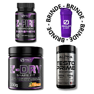 KIT CACHORRO DE RAÇA (Z-FIRE + Z-DRY + TESTO PRIME) - ZERUM LABZ #DESCONTO