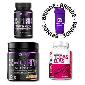 KIT LINDA E MAGRA (Z-FIRE + Z-DRY + TODAS ELAS) - ZERUM LABZ #DESCONTO