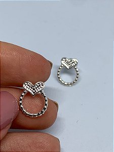 Brinco Coração Prata