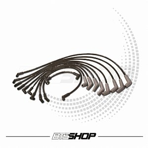 Jogo De Cabos De Vela V8 302-351w Ford Racing Preto