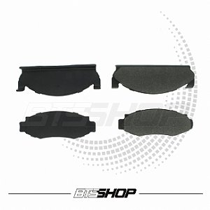 Kit Pastilhas de Freio Dianteira Centric (Bananinha) Completa Maverick 1973 - 1976