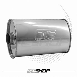 Abafador Bts Perfomance Inox 304 Polido 2.5"Pol 1 Entrada - 2 Saídas