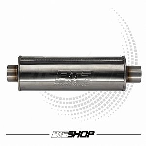 Abafador Bts Inox 430 Escovado Redondo 400mm X 2.1/2"