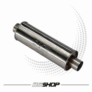 Abafador Bts Inox 430 Escovado Redondo 400mm X 2.1/2"