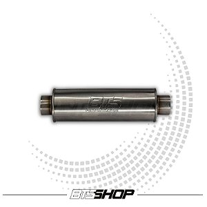 Abafador Bts Inox 430 Escovado Redondo 400mm X 3"