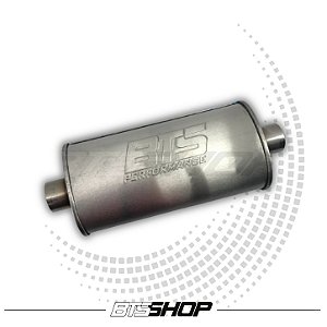 Abafador Bts Inox 430 Escovado Oval 300mm X 2.0"