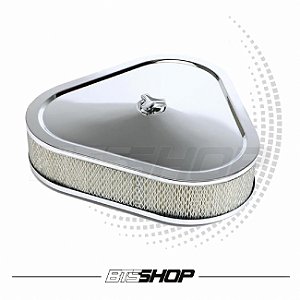 Filtro de Ar do Motor Triângular 3.0"Pol Croamdo Trans-Dapt Performance Universal