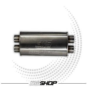 Abafador Bts Inox 430 Oval 400mm X 2.1/2" (2e-2s)