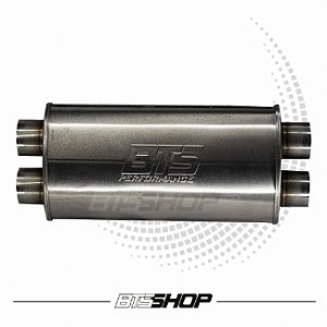 Abafador Bts Inox 430 Oval 400mm X 2.1/2" (2e-2s)