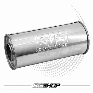 Abafador em aço inox 304 para escapamento - Modelo Redondo 2.1/2" 300mm
