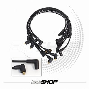 Jogo de Cabos de Vela MSD Preto Para GM V8 350