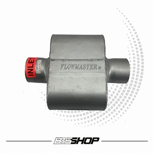 Abafador Flowmaster 3" Pol Oval 4x10" Aço Carbono 170mm