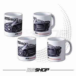 Caneca De Porcelana 325ml Bts Performance Mustang Bts 1500