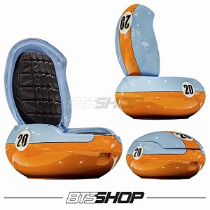 Cadeira Egg customizada - Versão Gulf Racing