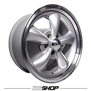 Roda Kromma KR1470 Aro 17x8 Furação 5x108 prata com borda diamantada (Jogo com 4 Rodas)