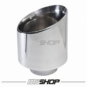 Ponteira em Aço Inox para escapamento - mod. Redonda / Chanfrada 4.5" - REF170