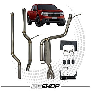 Escapamento Esportivo BTS Inox 304 Ford Maverick FX4 21-24