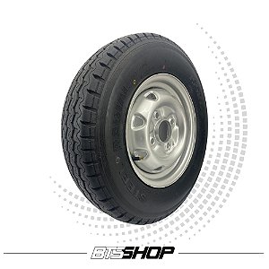 Roda Com  Pneus  155R12C Steel Radial (Jogo4)