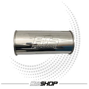 Abafador BTS Redondo Inox 304 Polido 300mm 2,5"