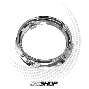 Suporte de Farol Led Angel Eyes Cromado Universal 7"Pol