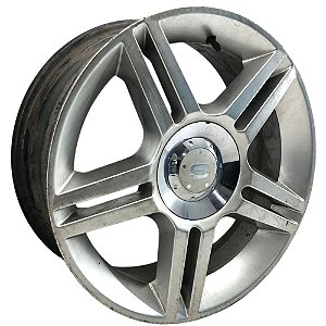Roda Aro 17 Tala 6,5 4x100 4x108 Multifuro Scorro Prata
