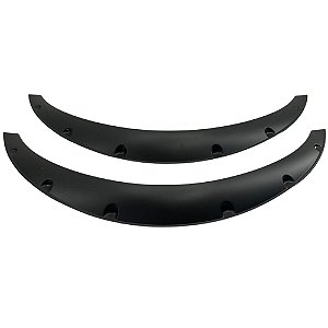 Moldura Fender Flare Universal Preto Fosco 80,5mm (Par)