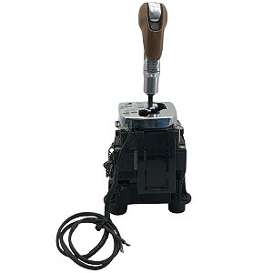 Alavanca Trambulador Peugeot 208 06-08 Automat Manopla Couro