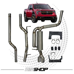 Escapamento Esportivo BTS Inox 304 Ford Maverick Black 2025+